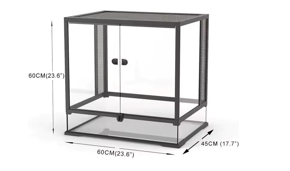 Glass Terrarium (60x45x60cm)