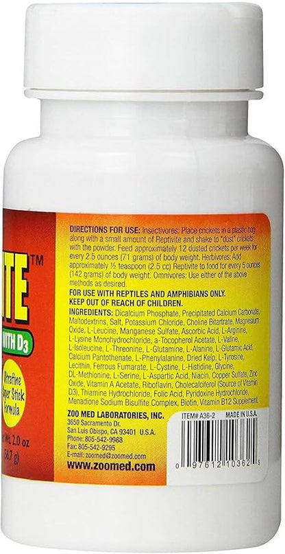 Reptivite Reptile Vitamins with Vitamin D3 (Zoo Med)