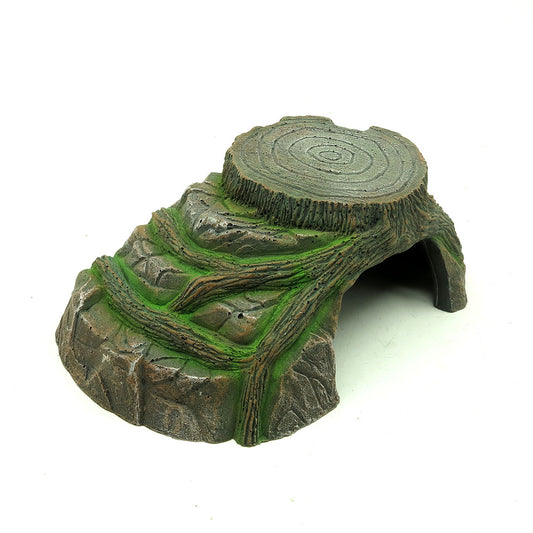 Tree log hide- (18*10*7cm)